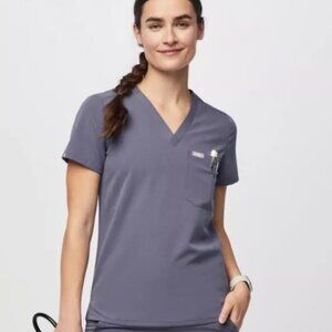 Figs Catarina One-Pocket scrub top, Space Navy